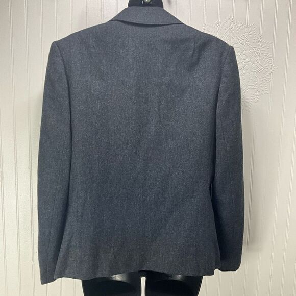 VINTAGE MISS PENDLETON Gray Wool Blazer - Picture 3 of 5